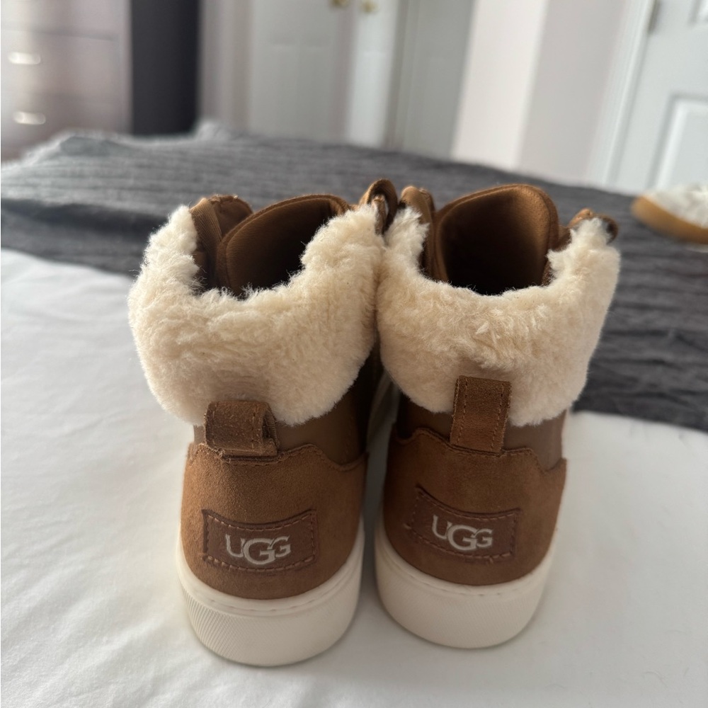 UGG Women's Brown High-Top Sneakers - Picture 3 of 7
